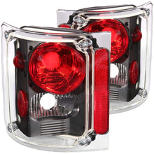 Load image into Gallery viewer, ANZO 1973-1987 Chevrolet C 10 Taillights Black Tail Lights ANZO
