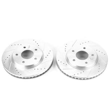 Load image into Gallery viewer, Power Stop 15-18 Chevrolet City Express Front Evolution Drilled &amp; Slotted Rotors - Pair Brake Rotors - Slot &amp; Drilled PowerStop   
