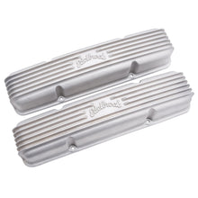 Load image into Gallery viewer, Edelbrock Valve Cover Classic Series Chevrolet 1959-1986 262-400 CI V8 w/ o Breather Holes Satin Valve Covers Edelbrock
