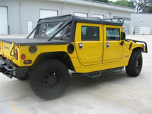 Load image into Gallery viewer, N-Fab Nerf Step 00-06 Hummer H1 SUV 4 Door - Gloss Black - W2W - 3in Side Steps N-Fab
