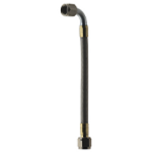 Load image into Gallery viewer, Fragola -8AN Hose Assembly Straight x 90 Degree Alum Nut 72in Brake Line Kits Fragola
