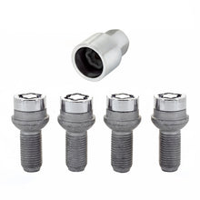 Load image into Gallery viewer, McGard Wheel Lock Bolt Set - 4pk. (Radius Seat) M14X1.5 / 17mm Hex / 26.7mm Shank Length - Chrome Wheel Bolts McGard
