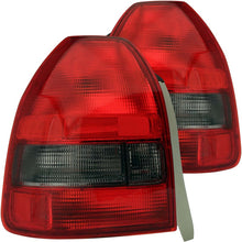 Load image into Gallery viewer, ANZO 1996-2000 Honda Civic Taillights Red/Smoke Tail Lights ANZO
