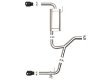 Load image into Gallery viewer, aFe MACHForce XP Exhausts Axle-Back 15-21 BMW X1 2.0L (t) (SS w/Black Tips) Axle Back aFe
