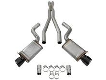 Load image into Gallery viewer, aFe Mach Force-Xp 3in CB Stainless Steel Dual Exhaust System w/ Black Tips 09-15 Cadillac CTS-V Catback aFe
