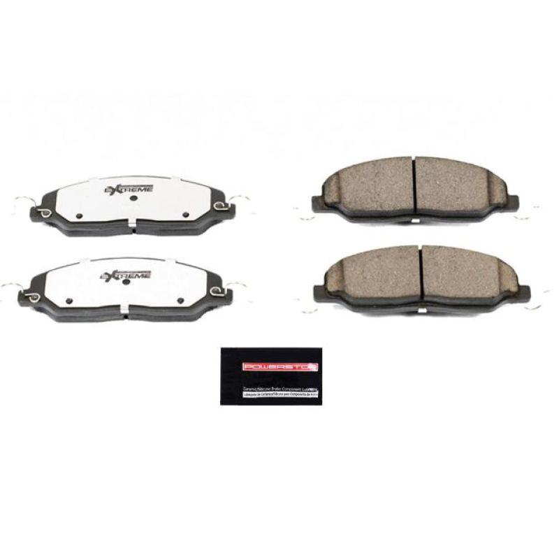 Power Stop 05-10 Ford Mustang Front Z26 Extreme Street Brake Pads w/Hardware Brake Pads - Performance PowerStop   