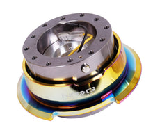 Load image into Gallery viewer, NRG Quick Release Gen 2.8 - Gun Metal Body / Neochrome Ring Quick Release Adapters NRG
