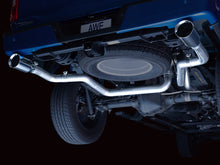 Load image into Gallery viewer, AWE 0FG 21+ Ford F150 Dual Split Rear Exhaust - 5in Chrome Silver Tips Catback AWE Tuning   
