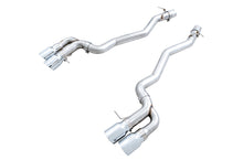Load image into Gallery viewer, AWE Tuning 18-19 BMW M5 (F90) 4.4T AWD Axle-back Exhaust - Track Edition (Chrome Silver Tips) Axle Back AWE Tuning   

