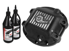 Load image into Gallery viewer, aFe Power Differential Cover Machined Fins 97-15 Jeep Dana 30 w/ 75W-90 Gear Oil 2 QT Diff Covers aFe
