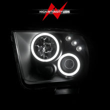 Load image into Gallery viewer, ANZO 2005-2009 Ford Mustang Projector Headlights w/ Halo Black Headlights ANZO
