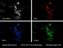 Load image into Gallery viewer, Diode Dynamics Mustang Interior Light Kit 15-17 Mustang Stage 1 - Blue Bulbs Diode Dynamics   
