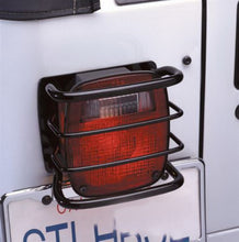 Load image into Gallery viewer, Rampage 1976-1983 Jeep CJ5 Taillight Euroguards - Black Light Covers and Guards Rampage
