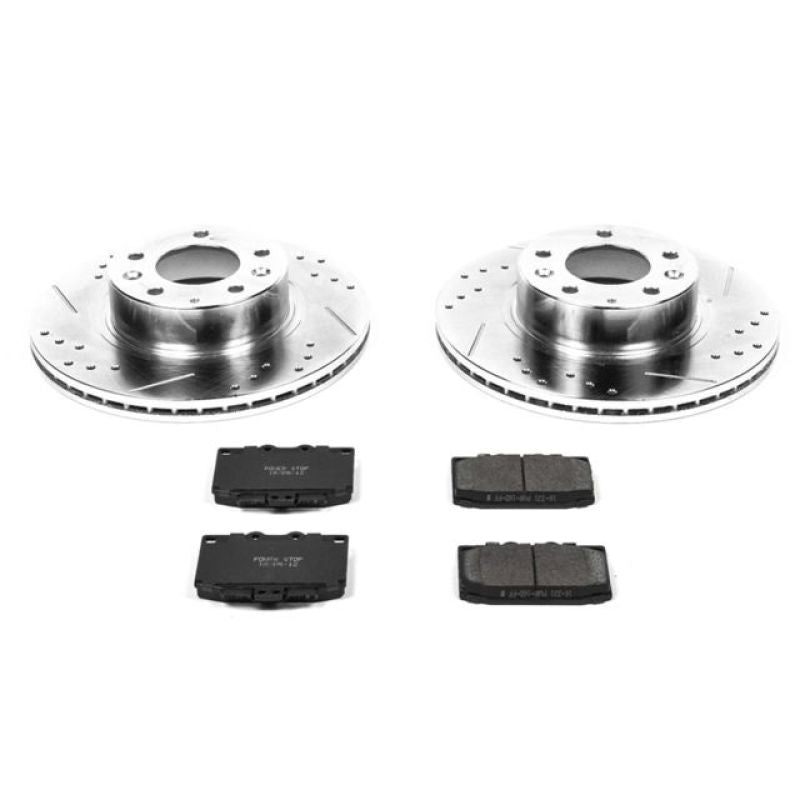 Power Stop 93-95 Mazda RX-7 Front Z23 Evolution Sport Brake Kit Brake Kits - Performance D&S PowerStop   