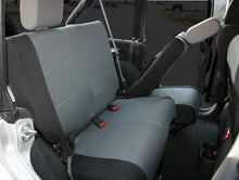 Load image into Gallery viewer, Rampage 2007-2018 Jeep Wrangler(JK) Unlimited Custom Fit Seat Cover - Black/Grey Seat Covers Rampage
