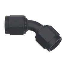 Load image into Gallery viewer, DeatschWerks 6AN Flare Female Swivel 45-Degree to 6AN Flare Female Swivel - Anodized Matte Black Fittings DeatschWerks
