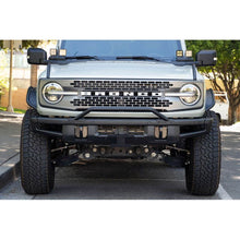Load image into Gallery viewer, DV8 Offroad 21-22 Ford Bronco Factory Front Bumper Licence Relocation Bracket - Front License Plate Relocation DV8 Offroad
