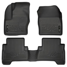 Load image into Gallery viewer, Husky Liners 2013 Ford Escape WeatherBeater Combo Black Floor Liners Floor Mats - Rubber Husky Liners
