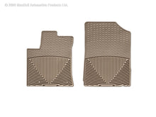 Load image into Gallery viewer, WeatherTech 09+ Pontiac Vibe Front Rubber Mats - Tan Floor Mats - Rubber WeatherTech   
