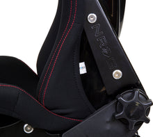 Load image into Gallery viewer, NRG FRP Bucket Seat - Reclinable (Black Cloth w/Red Stiting) Race Seats NRG
