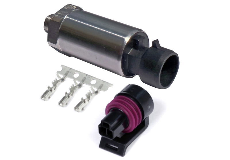 Haltech 250 PSI Motorsport (SS Diaphragm) Fuel/Oil Pressure Sensor 1/8 NPT (Incl Plug/Pins) Sensors Haltech