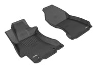 3D MAXpider 2012-2019 Subaru Impreza/XV Crosstrek/WRX/Sti Kagu 1st Row Floormat - Black Floor Mats - Rubber 3D MAXpider   