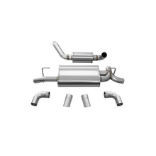 Load image into Gallery viewer, Corsa 2018-2024 Jeep Wrangler JL 2.5in Dual Rear Turn Down Exit Touring Axle-Back Exhaust Axle Back CORSA Performance
