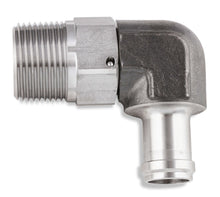 Load image into Gallery viewer, Earl's Performance ds_CFRL_SS988409ERL Earl's Performance SS988409ERL Stainless Steel 90 Deg. NPT Swivel Hose End
