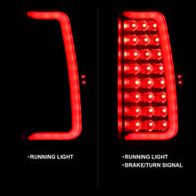 Load image into Gallery viewer, ANZO 2007-2014 Chevy Tahoe LED Taillight Plank Style Black w/Clear Lens Tail Lights ANZO
