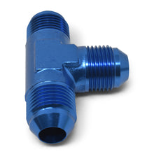 Load image into Gallery viewer, Russell Performance -16 AN NPT Flare Tee Fitting (Blue) Fittings Russell
