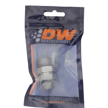Load image into Gallery viewer, DeatschWerks 8AN ORB Male to 10AN ORB Male Swivel Adapter - Anodized DW Titanium Fittings DeatschWerks
