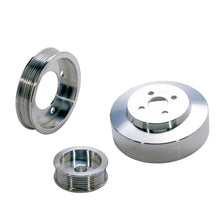 Load image into Gallery viewer, BBK 94-95 Mustang 5.0 Underdrive Pulley Kit - Lightweight CNC Billet Aluminum (3pc) Pulleys - Crank, Underdrive BBK
