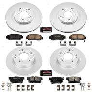 Power Stop 03-07 Honda Accord Front Z17 Evolution Geomet Coated Brake Kit Brake Kits - Performance Blank PowerStop