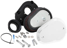 Load image into Gallery viewer, K&amp;N Intake System for Harley Davidson - Color (Red) - Style (Triangle) - Size (6-8) Cold Air Intakes K&amp;N Engineering   
