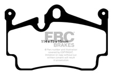 Load image into Gallery viewer, EBC EBCDP41920R EBC 04-08 Porsche Boxster (Cast Iron Rotors only) 2.7 Yellowstuff Rear Brake Pads
