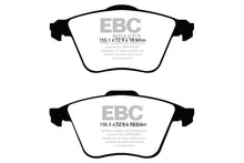 Load image into Gallery viewer, EBC EBCDP41574R EBC 07-13 Mazda 3 2.3 Turbo Yellowstuff Front Brake Pads
