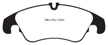 Load image into Gallery viewer, EBC EBCDP22022 EBC 11 Audi A6 2.0 Turbo Greenstuff Front Brake Pads
