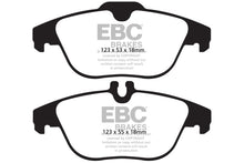 Load image into Gallery viewer, EBC EBCDP62012 EBC 13-16 Mercedes-Benz GLK250 2.1 Twin TD Greenstuff Rear Brake Pads
