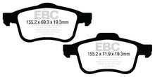 Load image into Gallery viewer, EBC EBCDP23026 EBC 13+ Fiat 500L 1.4 Turbo Greenstuff Front Brake Pads
