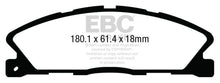 Load image into Gallery viewer, EBC EBCDP43019R EBC 13+ Ford Taurus 3.5 Twin Turbo SHO Yellowstuff Front Brake Pads
