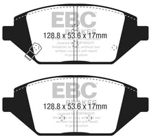 Load image into Gallery viewer, EBC EBCDP23058 EBC 2016+ Chevrolet Spark 1.4L Greenstuff Front Brake Pads
