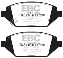 Load image into Gallery viewer, EBC EBCUD1864 EBC 2016+ Chevrolet Spark Ultimax2 Front Brake Pads
