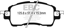 Load image into Gallery viewer, EBC EBCDP22275 EBC 2016+ Toyota Yaris iA Greenstuff Front Brake Pads
