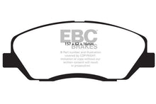 Load image into Gallery viewer, EBC EBCUD1917 EBC 2017-2018 Hyundai Santa Fe (DM) 3.3L Ultimax2 Front Brake Pads
