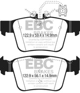 EBC EBCDP22315 EBC 2017+ Alfa Romeo Giulia 2.0L Turbo Greenstuff Rear Brake Pads