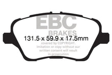 Load image into Gallery viewer, EBC EBCDP52149NDX EBC 2017+ Ford Fiesta (MK7) Bluestuff Front Brake Pads
