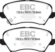 Load image into Gallery viewer, EBC EBCDP22232 EBC 2017 Hyundai Elantra GT 2.0L Greenstuff Front Brake Pads
