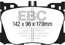Load image into Gallery viewer, EBC EBCUD1871 EBC 2017+ Mercedes-Benz E300 (W213) 2.0L Turbo Ultimax2 Front Brake Pads
