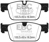 EBC EBCDP32305C EBC 2017+ Volvo S90 2.0L Turbo Redstuff Front Brake Pads