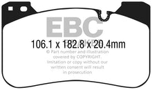 Load image into Gallery viewer, EBC EBCDP52331NDX EBC 2018+ BMW M5 F90 Bluestuff Front Brake Pads
